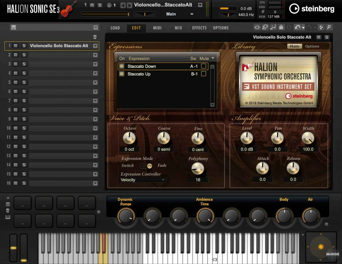 Steinberg HALion Symphonic Orchestra Content (Soundbank)