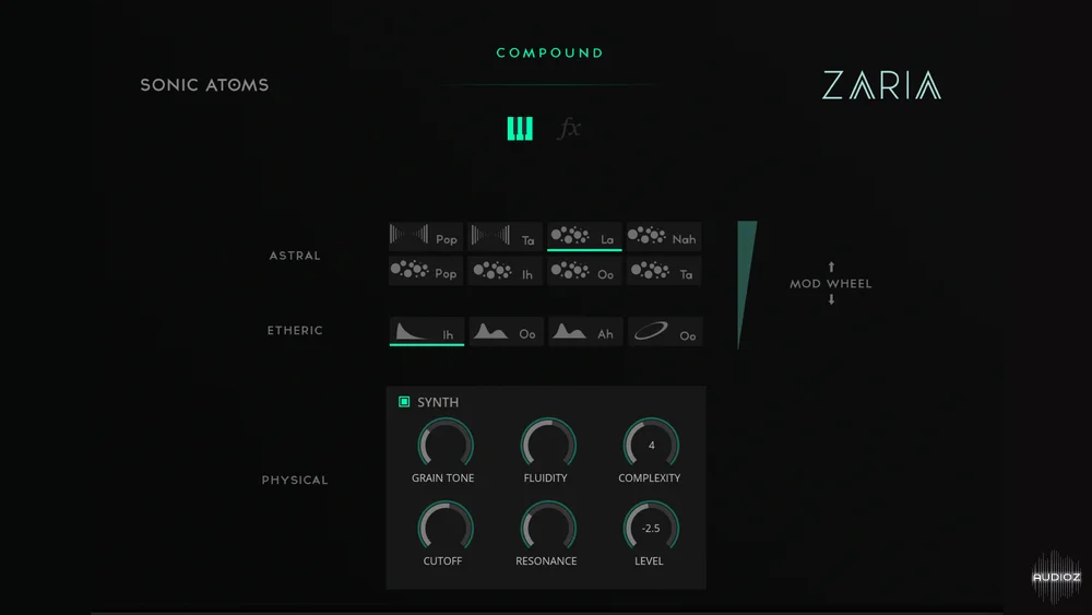 Sonic Atoms Zaria Content for HALion
