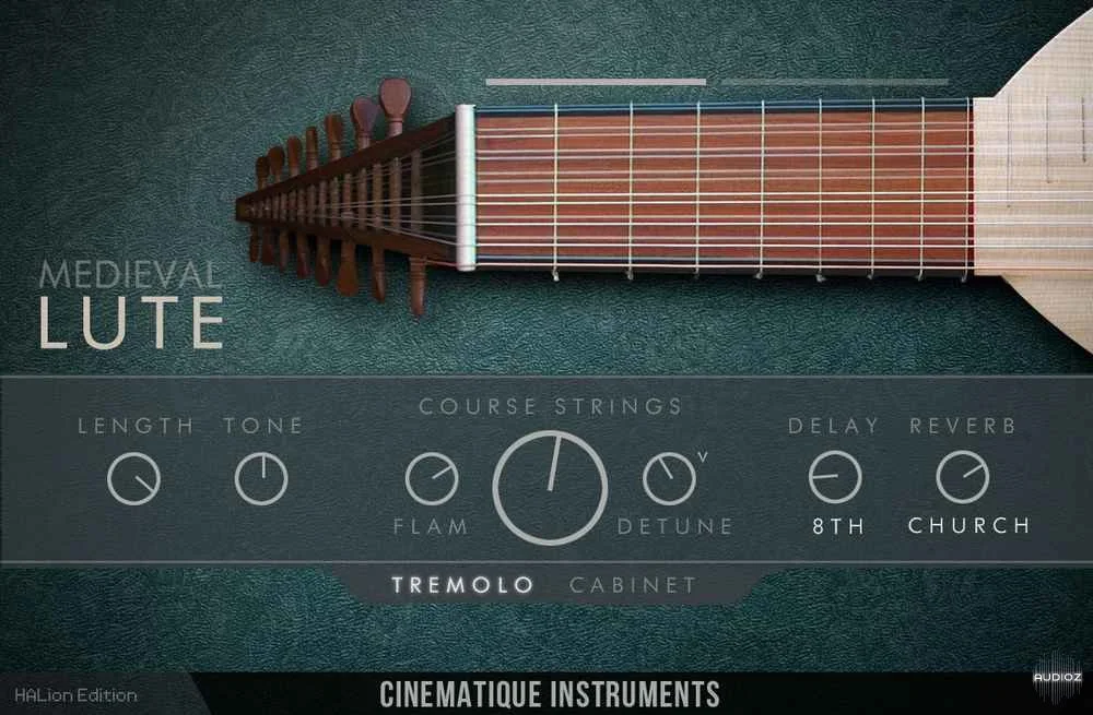 Cinematique Instruments Lute Content for HALion