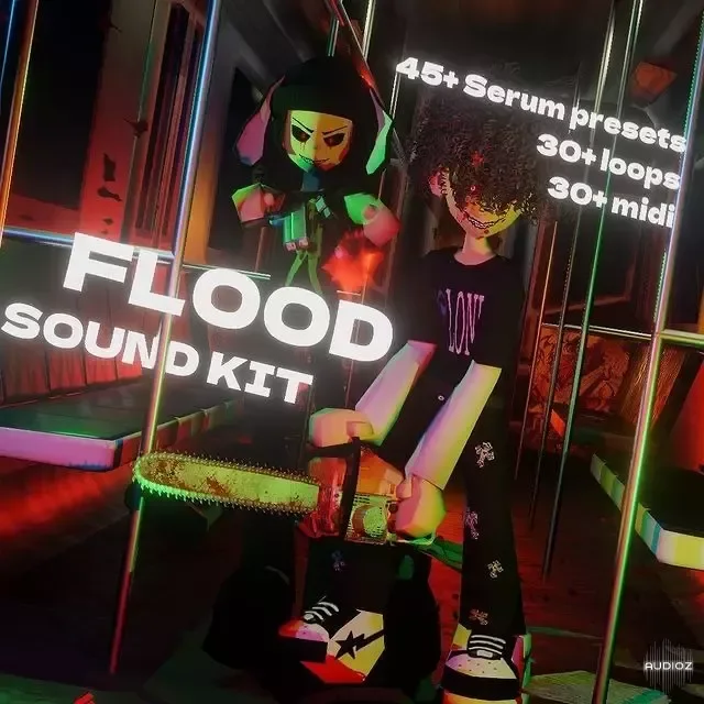 kinsage + @squirlbeats FLOOD Sound Kit WAV MiDi WAV MiDi XFER RECORDS SERUM-FANTASTiC