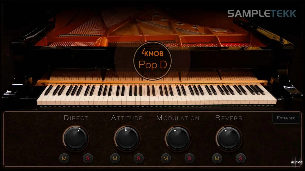 SampleTekk 4Knob PopD Content for HALion