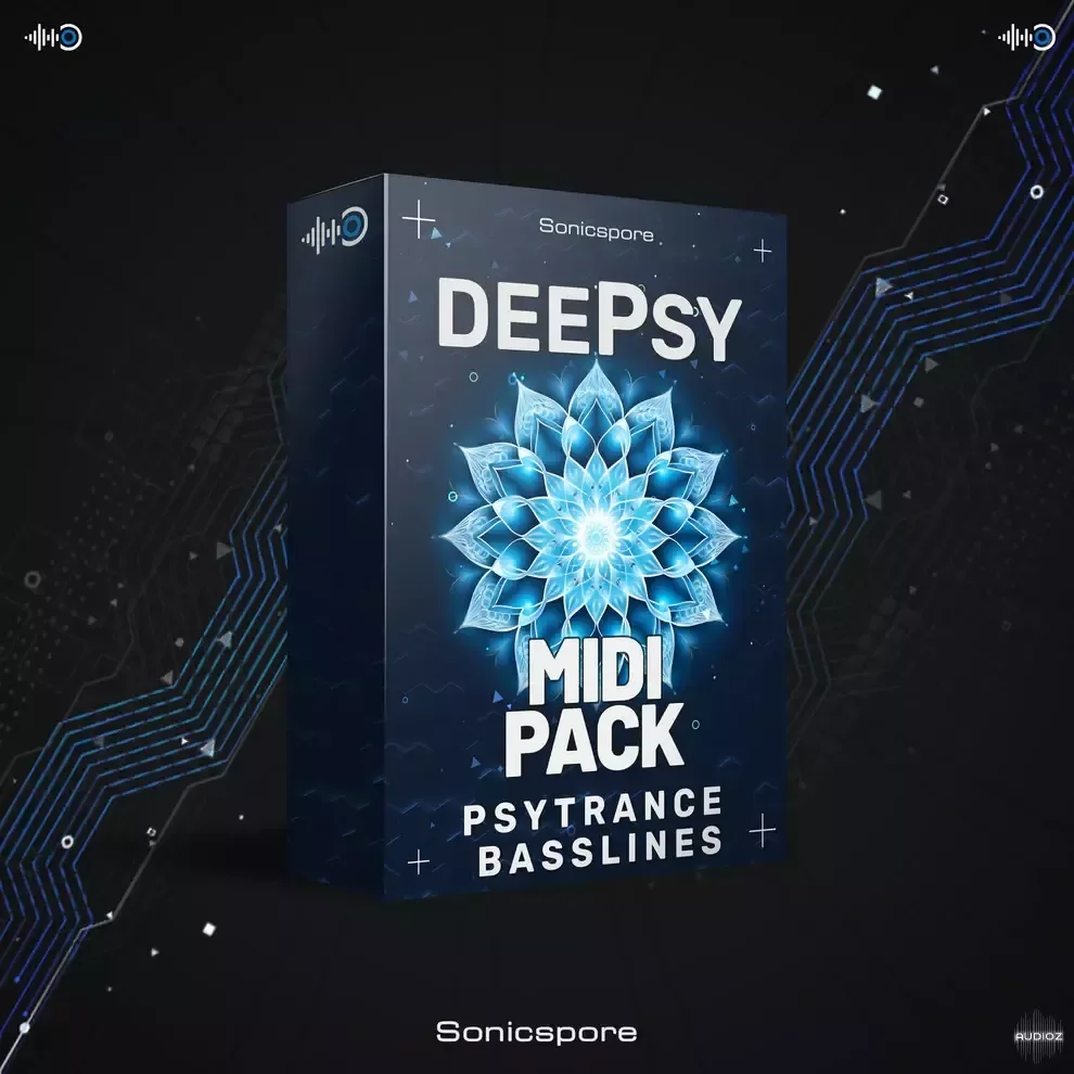 Sonicspore DEEPSY Psytrance Basslines MiDi WAV Serum Presets-ARCADiA