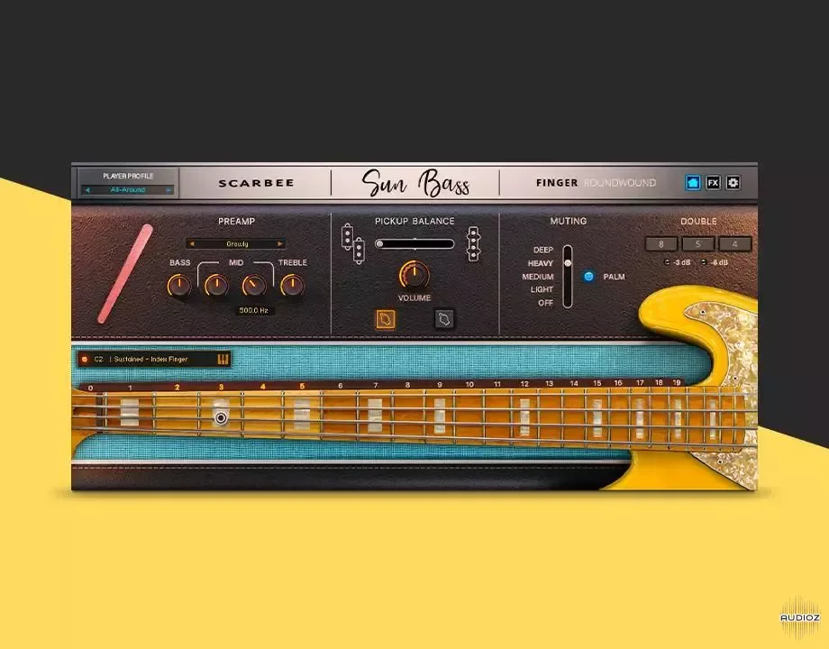 Native Instruments Scarbee Sun Bass Finger KONTAKT