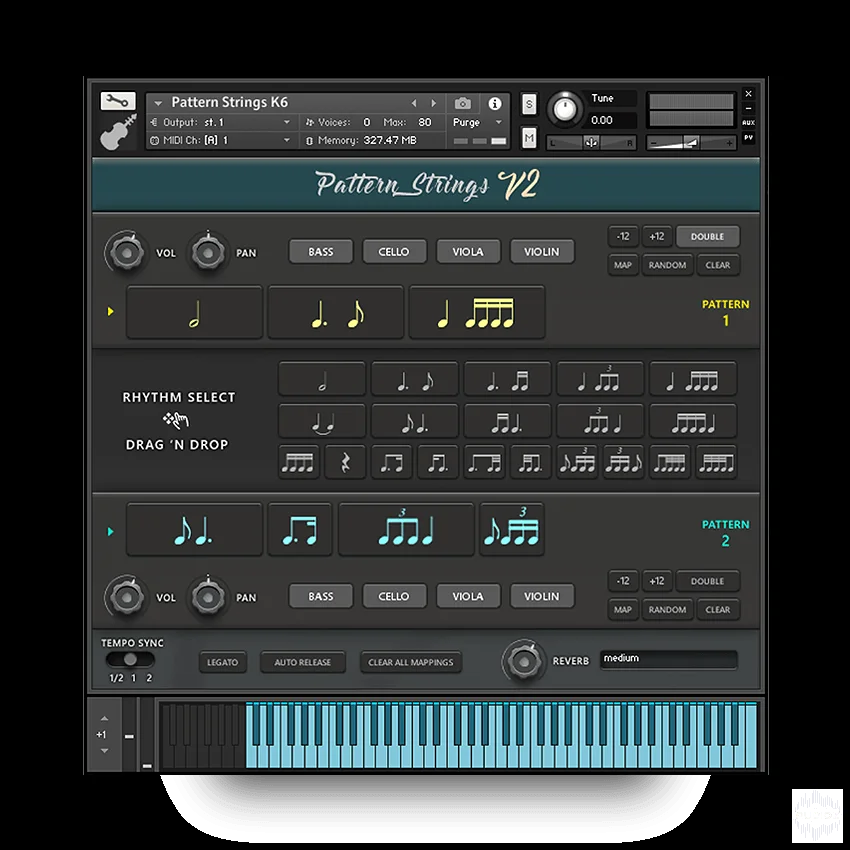 Ben Osterhouse Pattern Strings v2.2 KONTAKT