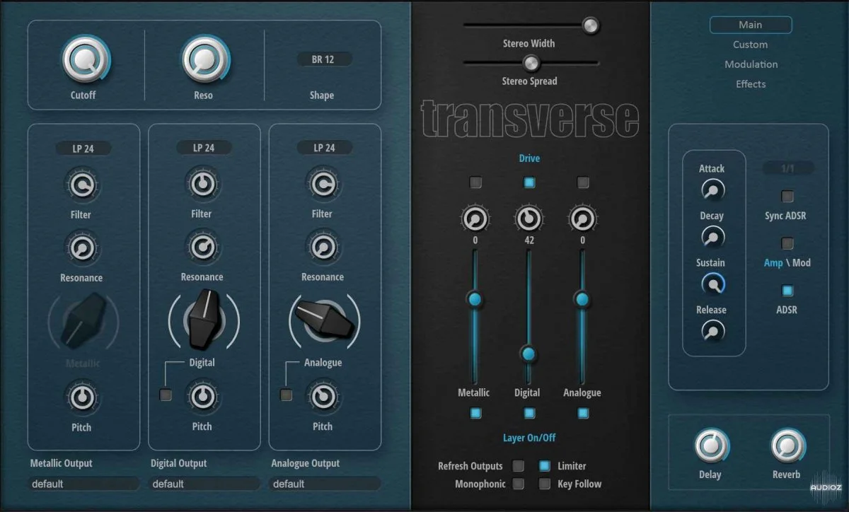 dvCompTools Transverse Content for HALion