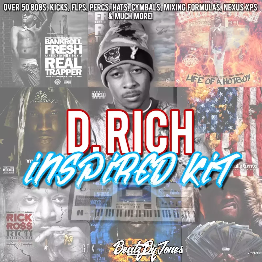 BeatzByJones D.Rich Inspired Kit + FLP's Included-FANTASTiC