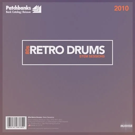 Patchbanks 80s Retro Drums WAV